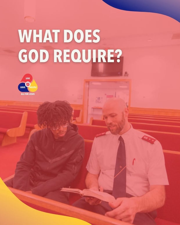 What does God require?