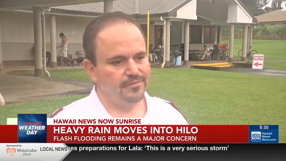 Hawaii News Now Sunrise segment on Hurricane Lala preparations