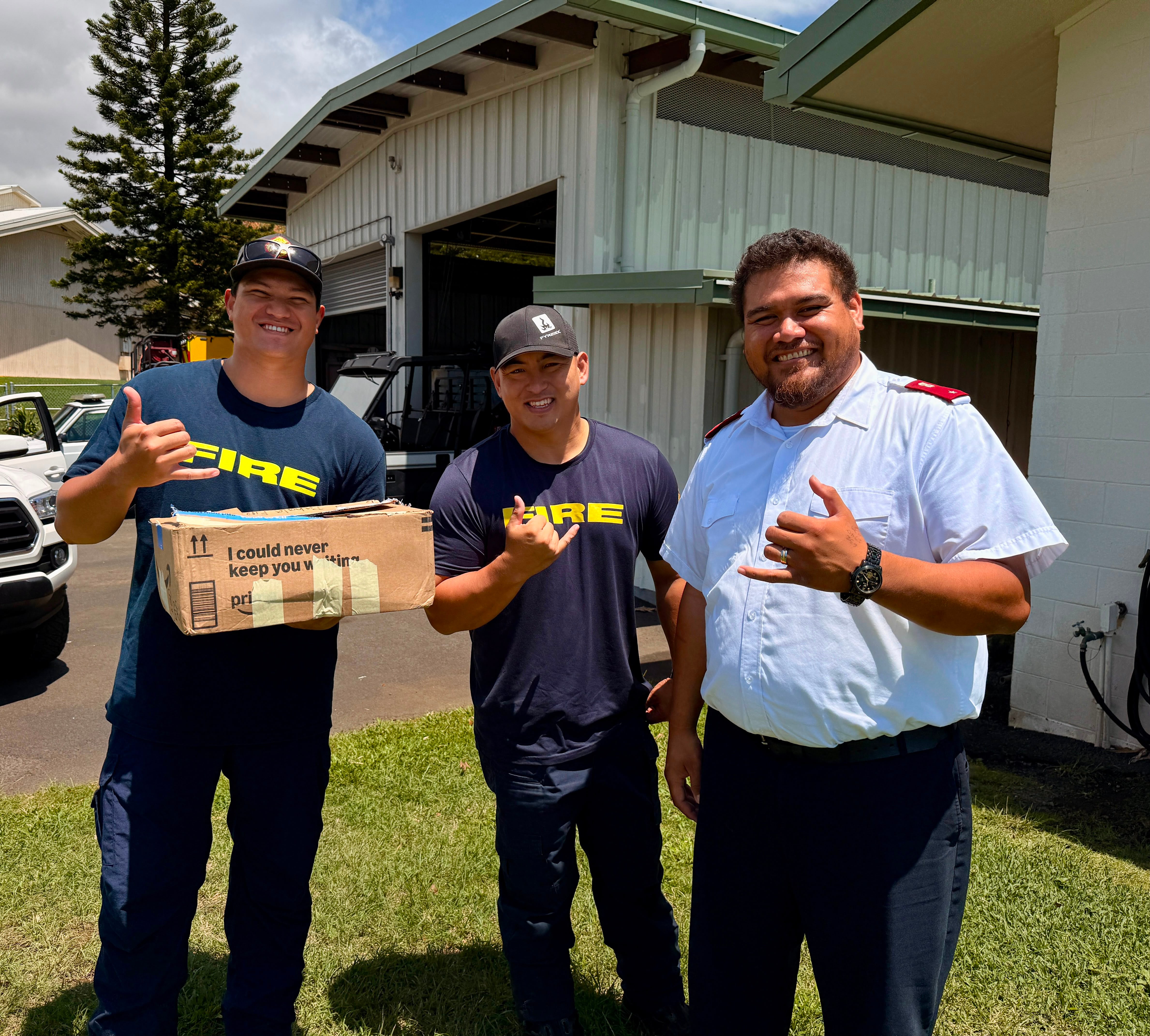Lt. Nalo Faasavalu deployed to Hawaiʻi Island from Kauaʻi