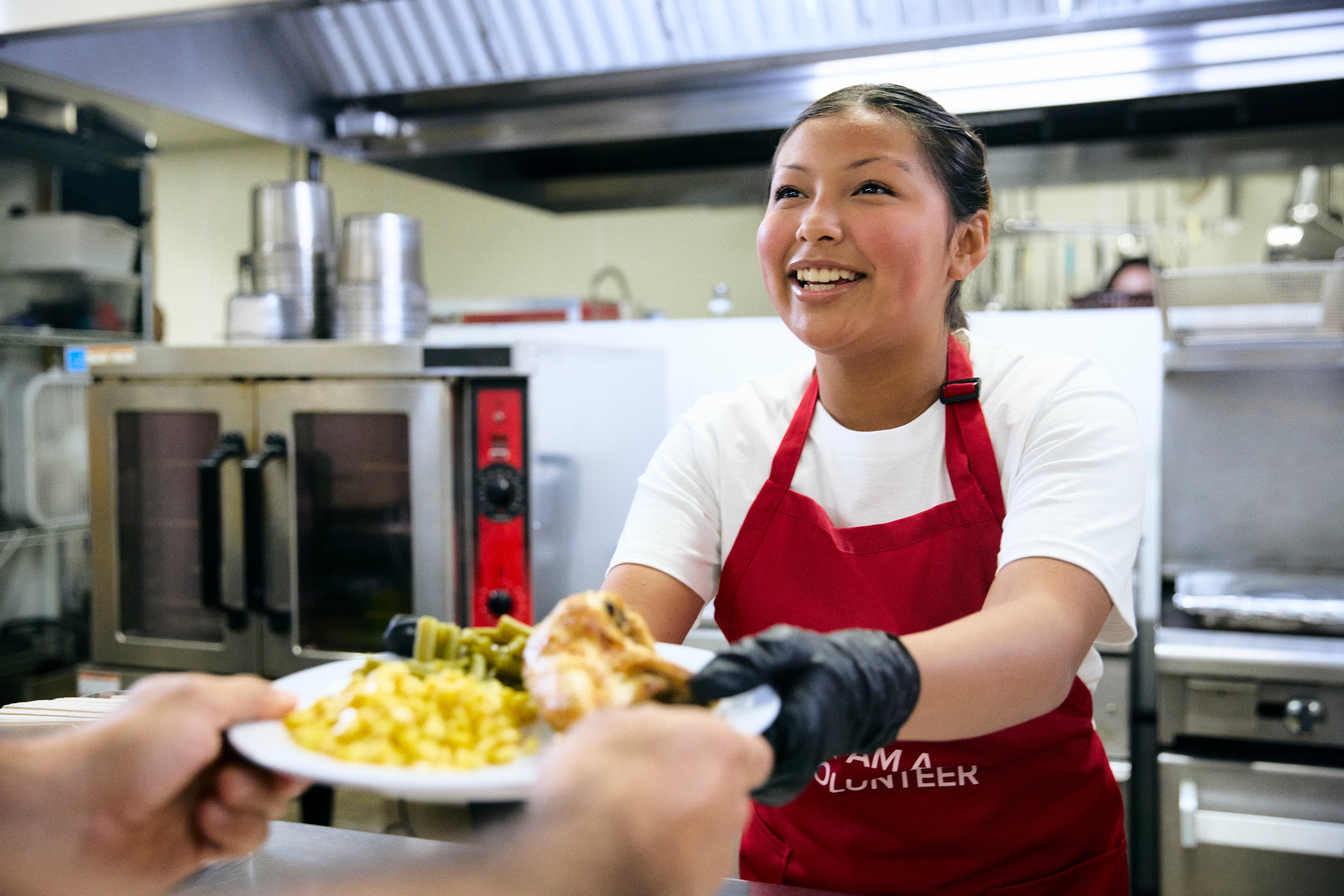 Volunteers serving with The Salvation Army