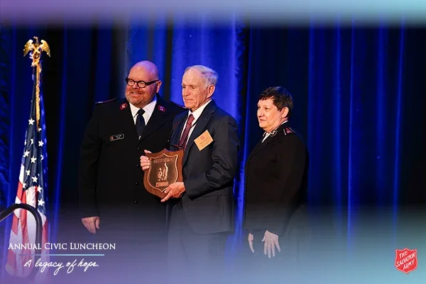John Donovan speaking during Annual Civic Luncheon 2026. Salvation Army NCI Division. John Donovan speaking during Annual Civic Luncheon 2026. Salvation Army NCI Division.