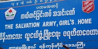 Overseas Children Sponsorship - Yangon Girls' Home - Myanmar